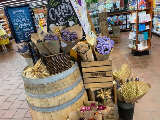 Local dried flowers!