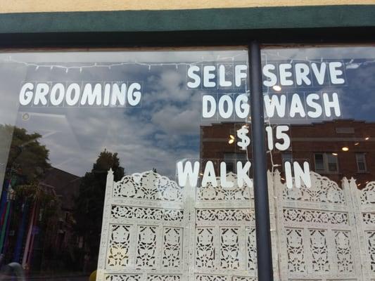 Grooming and self service dog wash