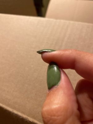 My chipped nail