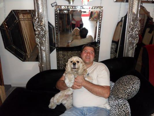 Lucky and I at Mirror Boutique