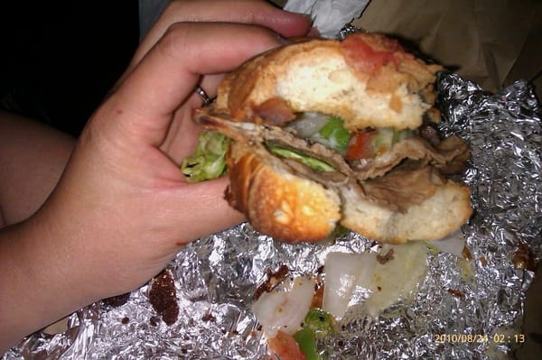 the worst ever ever phillycheese steak ever