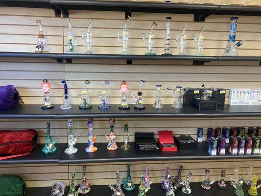 Large selection of glass and accessories!