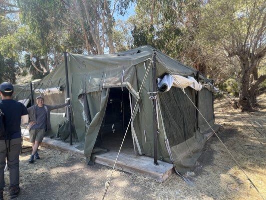 MASH tent is army surplus