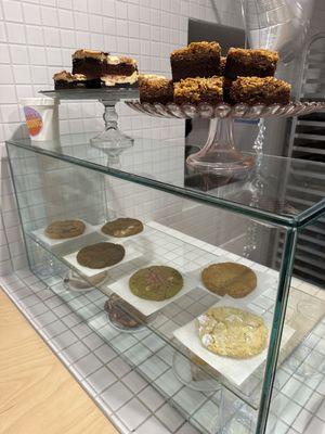 Cookie selection and brownies