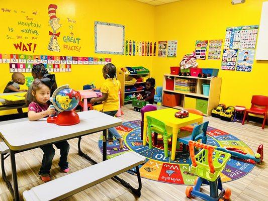 Toddler classroom.