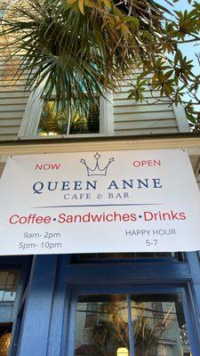 Queen Anne Cafe & Bar is now open!