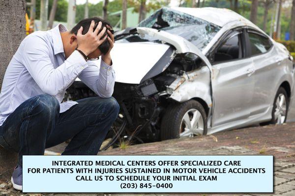 We treat car accident injuries such as whiplash and low back pain