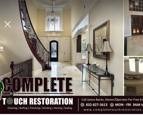 Marble/ Concrete/Granite Restoration