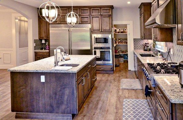 Kitchen Island, Lafayette Custom Home