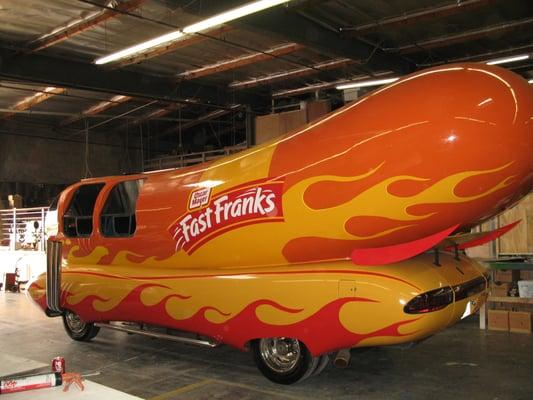 redo of the wiener mobile for "Fast Franks"