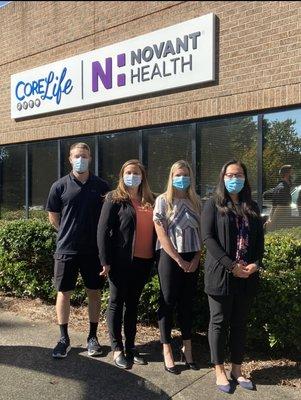 CoreLife Novant Health Highland Oaks Team Outside