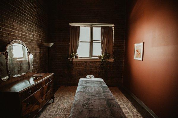 One of our massage rooms.