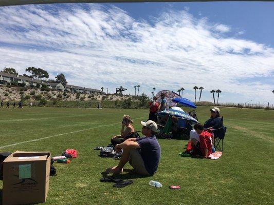 Gotta pay to park, even for soccer league.  Let's play at a free to park "public" park next time!