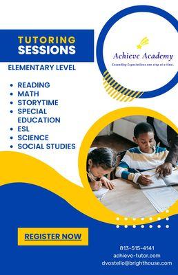 Elementary Level tutoring and small groups