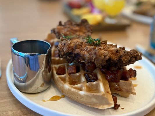 Chicken and Waffles for Brunch