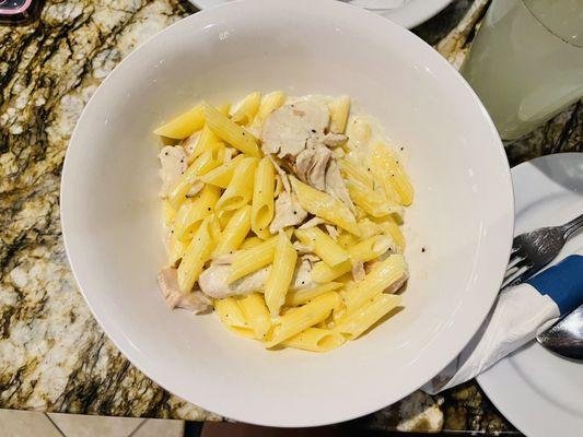 Gluten free pasta Alfredo