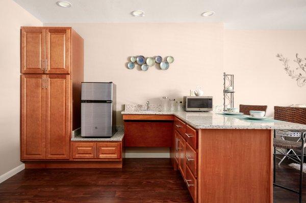 Apartment Kitchenette in Assisted Living