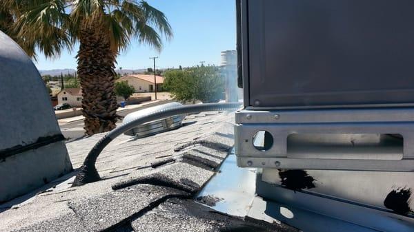 Does your A/c unit leak air to the outside?
  We can find any leak!