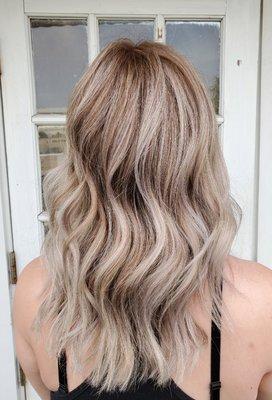 Blonde highlights