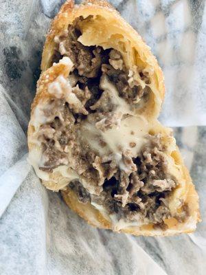 Cheesesteak egg roll- yo!