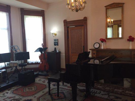 One of the rooms for music lessons.