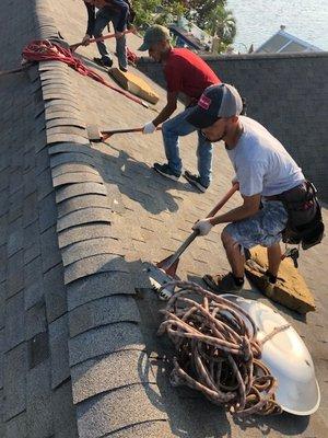 Roof removal and installation in Chesapeake, VA