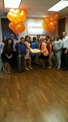 Charlotte office celebrating a 2016 milestone!