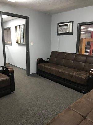 Full sized comfort waiting room