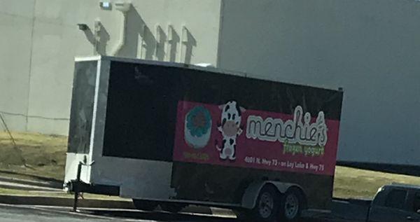 Menchie's trailer