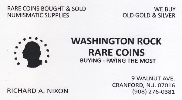 Washington Rock Rare Coins