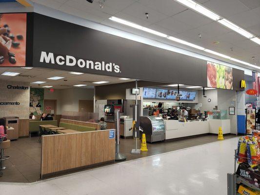 Resident McDonald's inside!