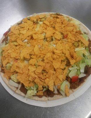 Timber Taco Pizza, the BEST one around!!