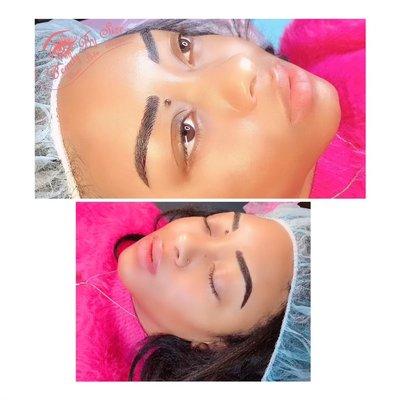 For that Beauty that needs fuller brows;                                                      Bladed & Shaded by Denise Size