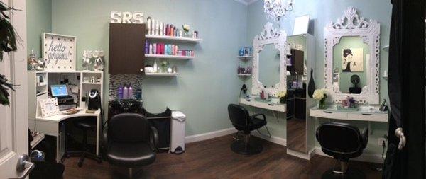 Stephanie Rose in suite 33. Full hair salon suite.