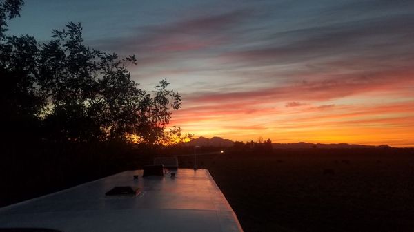 Nice shot of Mount Diablo as I was decending a ladder after a long day of resealing a roof.