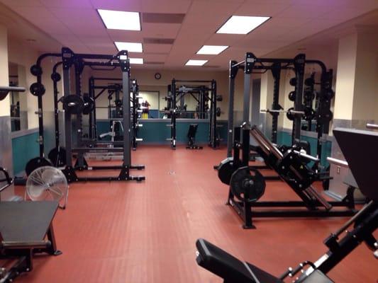 One of the weight rooms