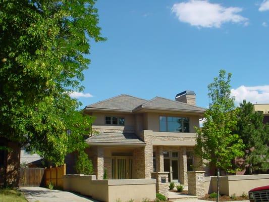 Excel Roofed this Cherry Creek home for Chaparral Homes Owner Jeff Cayman