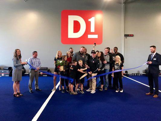 Ribbon Cutting of our new D1 Training