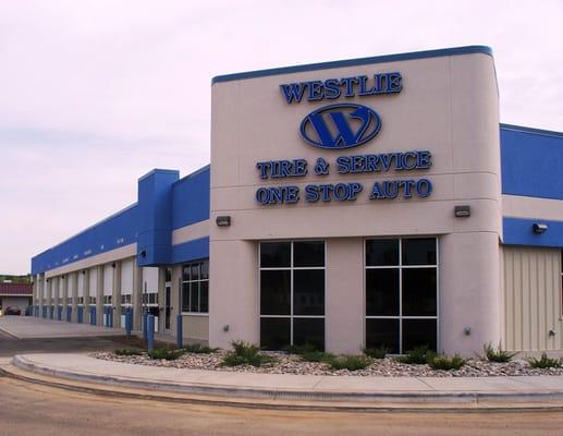 Westlie One Stop,, located withing Westlie Tire Center at 600 N Broadway in Minot