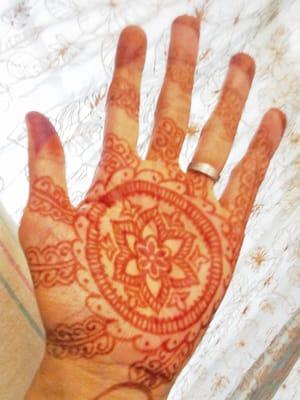 Mehndi is the traditional Indian style of henna decoration.