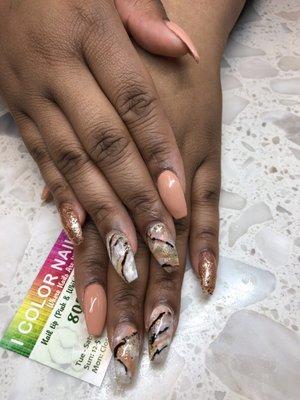 Marble nails