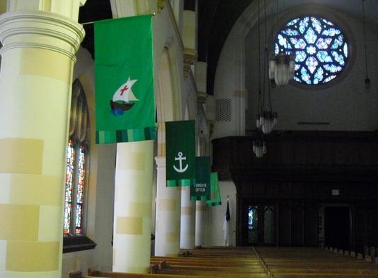 Inside the Church.