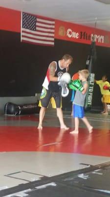 Kids striking