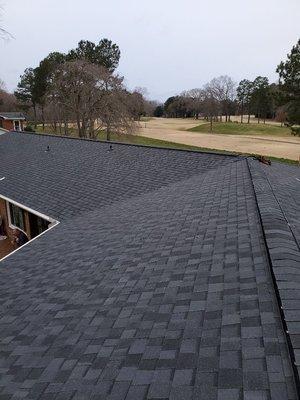 Nice roof on the golf course