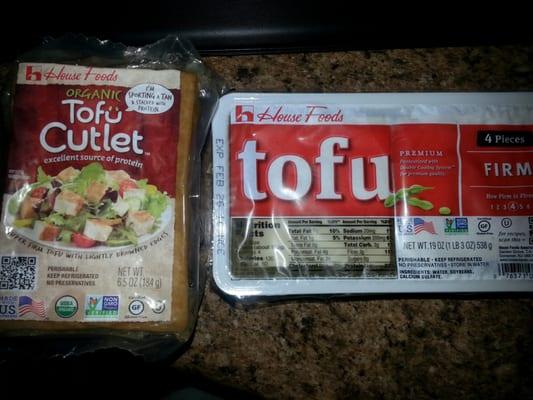 Firm Tofu: Fried & Fresh :)