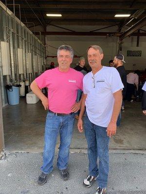 Warren and Rodger at Paulson Auto Repair Shop