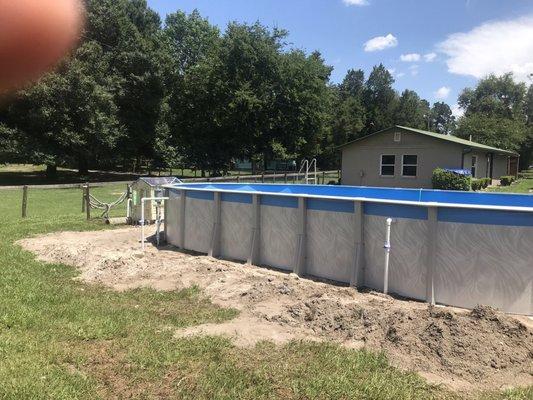 We specialize in above ground or semi in-ground pools and Vinyl liners We can sell you the best choice above ground pool to meet your needs,