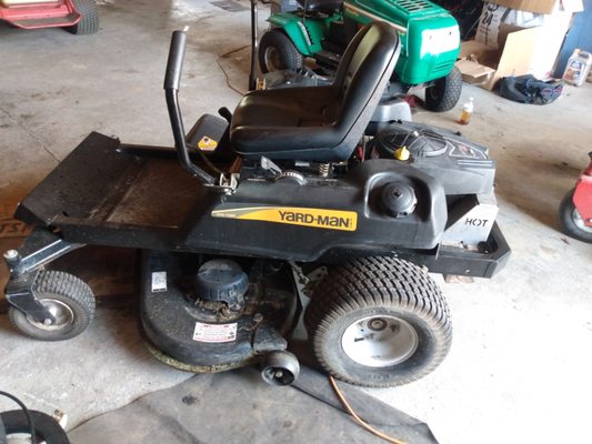 We service and repair zero turn mowers