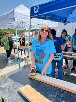 We helped build beds for kids in need (SIIP) sponsored by the Sierra Nevada Realtors 2022