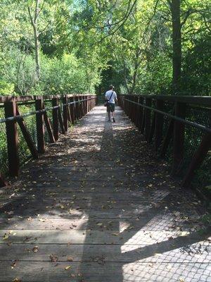 Patrick on the bridge.